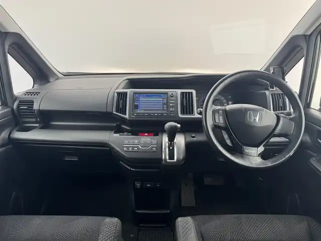 ホンダ ステップワゴン スパーダ Z 愛知県 2011(平23)年 13.3万km プレミアムブラキッシュパール 純正HDDナビ/（CD/DVD/ワンセグ）/両側パワースライドドア/バックカメラ/全方位カメラ/ETC/オートライト/純正フロアマット/ドアバイザー/パドルシフト/社外AW/夏タイヤ付き純正AW4本車載