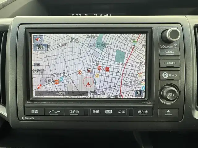 ホンダ ステップワゴン スパーダ Z 愛知県 2011(平23)年 13.3万km プレミアムブラキッシュパール 純正HDDナビ/（CD/DVD/ワンセグ）/両側パワースライドドア/バックカメラ/全方位カメラ/ETC/オートライト/純正フロアマット/ドアバイザー/パドルシフト/社外AW/夏タイヤ付き純正AW4本車載