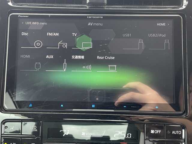 トヨタ プリウス Sツーリングセレクション 佐賀県 2019(平31)年 10.7万km アティチュードブラックマイカ トヨタセーフティセンス/・プリクラッシュセーフティ/・レーダークルーズコントロール/・レーンディパーチャーアラート/・オートマチックハイビーム/クリアランスソナー/社外9インチナビ/・バックカメラ/・フルセグTV/BT/CD/DVD/合皮シート/シートヒーター/純正17インチAW/LEDヘッドライト/フォグランプ/ETC/プッシュスタート/トノカバー/電動格納ミラー/ドアバイザー/ISOFIX/エアバックW/サイド/カーテン
