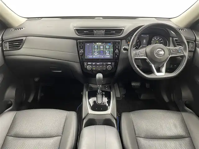 日産 エクストレイル ハイブリッド 20Xi 福井県 2018(平30)年 8.4万km チタニウムカーキ 純正ナビ/CD/DVD/Bluetooth/フルセグ/プロパイロット/エマージェンシーブレーキ/4X4-i/デジタルインナーミラー/アラウンドビューモニター/パワーバックドア/シートヒーター/横滑り防止/ETC