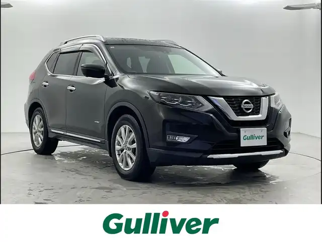 日産 エクストレイル ハイブリッド 20Xi 福井県 2018(平30)年 8.4万km チタニウムカーキ 純正ナビ/CD/DVD/Bluetooth/フルセグ/プロパイロット/エマージェンシーブレーキ/4X4-i/デジタルインナーミラー/アラウンドビューモニター/パワーバックドア/シートヒーター/横滑り防止/ETC