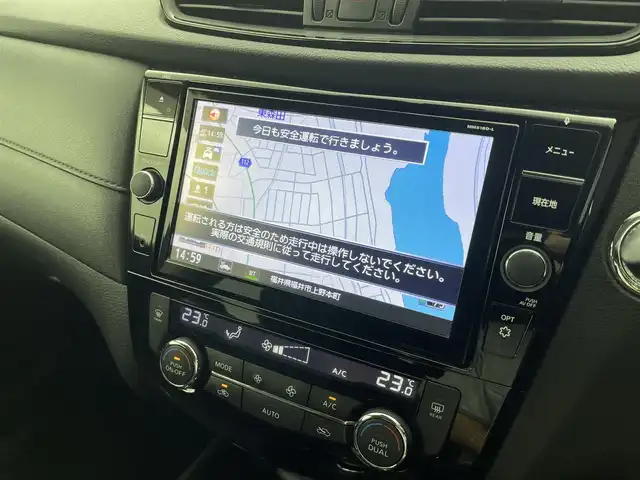 日産 エクストレイル ハイブリッド 20Xi 福井県 2018(平30)年 8.4万km チタニウムカーキ 純正ナビ/CD/DVD/Bluetooth/フルセグ/プロパイロット/エマージェンシーブレーキ/4X4-i/デジタルインナーミラー/アラウンドビューモニター/パワーバックドア/シートヒーター/横滑り防止/ETC