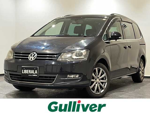 フォルクスワーゲン シャラン TSIハイライン 新潟県 2012(平24)年 13.2万km 黒 リヤビューカメラ/クルーズコントロール/社外SDナビゲーションシステム/CD/DVD/TV/電動リアゲート/運転席パワーシート/HIDヘッドライト/ETC/社外スタッドレスタイヤ＋ホイール