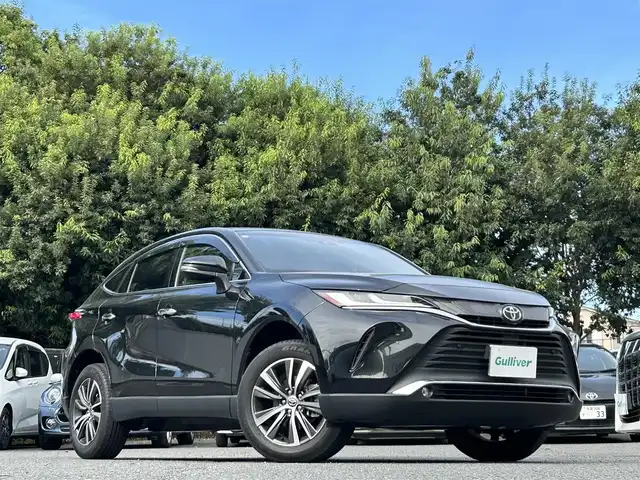 トヨタ ハリアー G 東京都 2021(令3)年 2.1万km プレシャスブラックパール ワンオーナー/純正ディスプレイオーディオ（ナビキット付き）/・Bluetoothオーディオ/USBオーディオ/・Apple CarPlay/AndroidAuto/ブラインドスポットモニター/トヨタセーフティセンス/パワーバックドア/パワーシート（運転席）/デジタルインナーミラー/純正ビルトインETC2.0/取扱説明書/保証書/スペアキー1本
