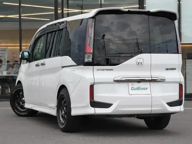 ホンダ ステップワゴン スパーダ クールスピリット 茨城県 2016(平28)年 9.5万km ホワイトオーキッドパール 純正ナビ/【DISC・ラジオ・TV・iPod・SD・USB・BT・VTR・AUX・HDMI】/シートヒーター/両側パワスラ/パドルシフト/レーダークルコン/ETC/Bカメラ/前方ドラレコ/アイドリングストップ/ステリモ/横滑り防止装置/レーンキープアシスト/衝突被害軽減システム/オートライト/Fフォグ/LEDライト