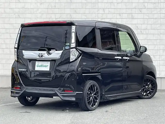トヨタ ルーミー カスタムG－T 愛知県 2019(平31)年 8.4万km ブラックマイカメタリック モデリスタフルエアロ/LEONIS16インチアルミホイール/純正SDメモリーナビ/フルセグTV(キャンセラーあり)/バックカメラ/CD/DVD再生/ETC(新セキュリティ対応)/ミュージックサーバー(SD録音)/Bluetooth接続/クルーズコントロール/両側パワースライドドア/純正フロアマット/ウォークスルー(1列目)/LEDヘッドライト/オートマチックハイビーム/横滑り防止装置/衝突軽減ブレーキ/ドライブレコーダー(前後)/スマートキー/プッシュスタート