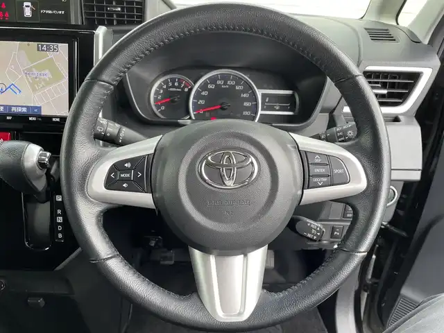 トヨタ ルーミー カスタムG－T 愛知県 2019(平31)年 8.4万km ブラックマイカメタリック モデリスタフルエアロ/LEONIS16インチアルミホイール/純正SDメモリーナビ/フルセグTV(キャンセラーあり)/バックカメラ/CD/DVD再生/ETC(新セキュリティ対応)/ミュージックサーバー(SD録音)/Bluetooth接続/クルーズコントロール/両側パワースライドドア/純正フロアマット/ウォークスルー(1列目)/LEDヘッドライト/オートマチックハイビーム/横滑り防止装置/衝突軽減ブレーキ/ドライブレコーダー(前後)/スマートキー/プッシュスタート