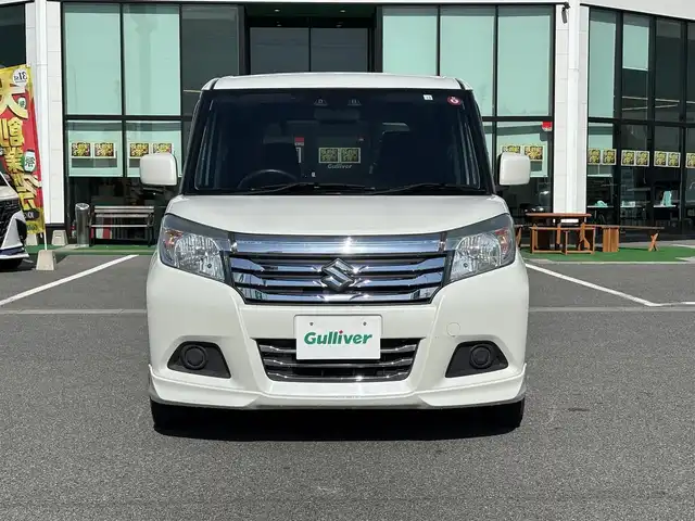 スズキ ソリオ HV MX 奈良県 2018(平30)年 4.7万km ピュアホワイトP 社外７インチナビ(AVIC-RWS901)　/フルセグテレビ　/ｂｌｕｅｔｏｏｔｈ　/ビルトインＥＴＣ　/純正フロアマット　/片側パワースライドドア　/デュアルカメラブレーキサポート　/アダブティブクルーズコントロール　/クリアランスソナー/パーソナルテーブル（運転席と助手席）