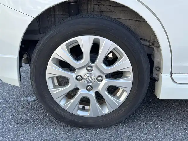 スズキ ソリオ HV MX 奈良県 2018(平30)年 4.7万km ピュアホワイトP 社外７インチナビ(AVIC-RWS901)　/フルセグテレビ　/ｂｌｕｅｔｏｏｔｈ　/ビルトインＥＴＣ　/純正フロアマット　/片側パワースライドドア　/デュアルカメラブレーキサポート　/アダブティブクルーズコントロール　/クリアランスソナー/パーソナルテーブル（運転席と助手席）