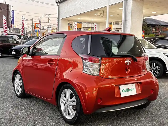 トヨタ ｉＱ 130G レザーパッケージ 熊本県 2012(平24)年 4.7万km オレンジM 純正メモリナビ（NSLN-W62）/【フルセグTV/Bluetooth/HDMI/USB】/ハーフレザーシート/純正16インチアルミホイール/社外車高調/ETC/ステアリングスイッチ/革巻きステアリング/M/Tモード/横滑り防止/プッシュスタート/スマートキー/ウインカーミラー/オートライト/オートエアコン/純正フロアマット