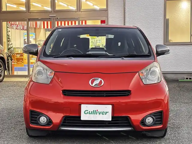 トヨタ ｉＱ 130G レザーパッケージ 熊本県 2012(平24)年 4.7万km オレンジM 純正メモリナビ（NSLN-W62）/【フルセグTV/Bluetooth/HDMI/USB】/ハーフレザーシート/純正16インチアルミホイール/社外車高調/ETC/ステアリングスイッチ/革巻きステアリング/M/Tモード/横滑り防止/プッシュスタート/スマートキー/ウインカーミラー/オートライト/オートエアコン/純正フロアマット