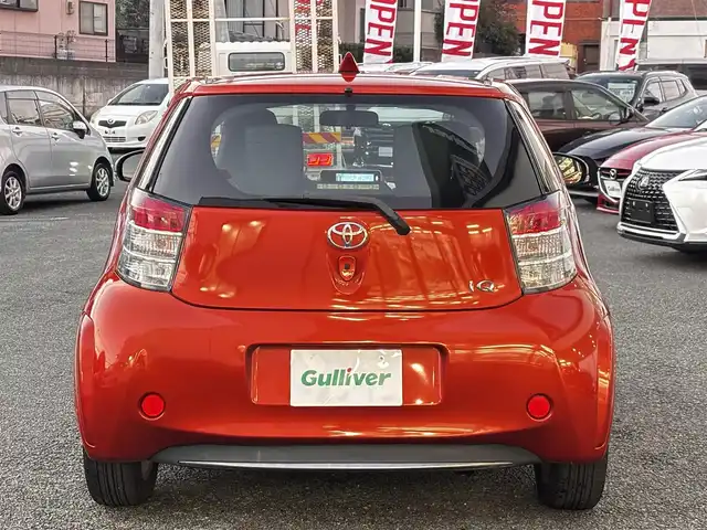 トヨタ ｉＱ 130G レザーパッケージ 熊本県 2012(平24)年 4.7万km オレンジM 純正メモリナビ（NSLN-W62）/【フルセグTV/Bluetooth/HDMI/USB】/ハーフレザーシート/純正16インチアルミホイール/社外車高調/ETC/ステアリングスイッチ/革巻きステアリング/M/Tモード/横滑り防止/プッシュスタート/スマートキー/ウインカーミラー/オートライト/オートエアコン/純正フロアマット