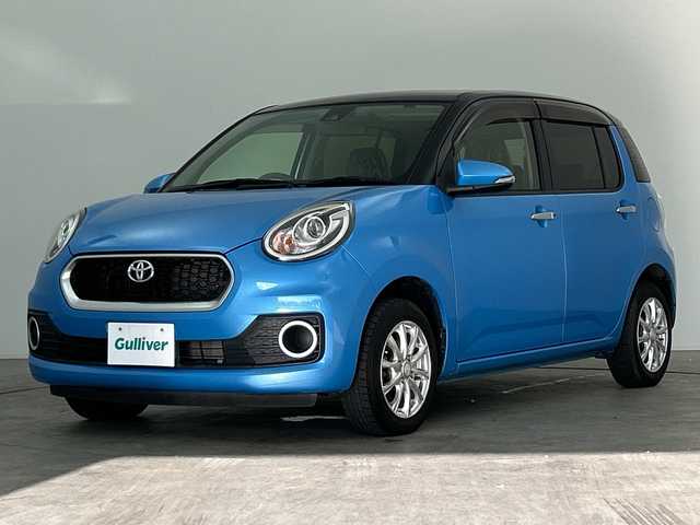 トヨタ パッソ モーダ　Gパッケージ 三重県 2017(平29)年 2.7万km ブラックマイカメタリック/ファインブルーマイカメタリック 2トーン /禁煙車 //純正SDナビ（NSCD-W66）//ワンセグTV //コーナーセンサー　//LEDヘッドライト//衝突軽減ブレーキ //レーンキープアシスト //オートライト //電動格納ミラー//スマートキー//プッシュスタート//PCS//LKA//フロアマット//ドアバイザー