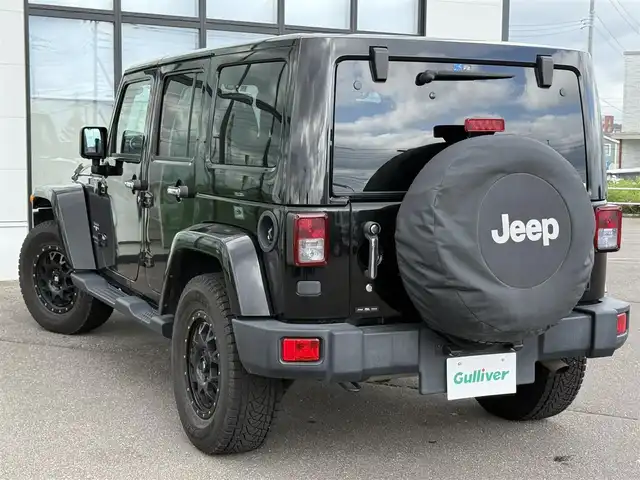 クライスラー・ジープ ジープ ラングラー アンリミテッド サハラ 道南・函館 2018(平30)年 4.7万km 黒 社外ＳＤナビ/フルセグＴＶ/夏冬タイヤ/横滑り防止装置/クルーズコントロール/ETC/リモコンキー/ダウンヒルコントロールアシスト/ドライブレコーダー/ワンオーナー