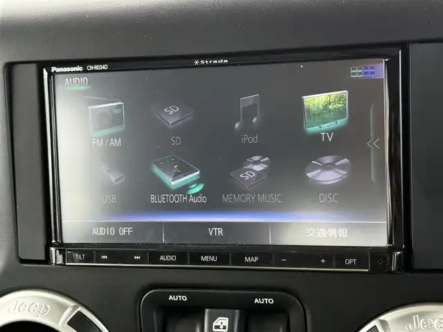 クライスラー・ジープ ジープ ラングラー アンリミテッド サハラ 道南・函館 2018(平30)年 4.7万km 黒 社外ＳＤナビ/フルセグＴＶ/夏冬タイヤ/横滑り防止装置/クルーズコントロール/ETC/リモコンキー/ダウンヒルコントロールアシスト/ドライブレコーダー/ワンオーナー