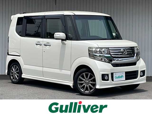 ホンダ Ｎ ＢＯＸ カスタム G SSパッケージ 長野県 2013(平25)年 6.8万km プレミアムホワイトパール ギャザーズメモリナビTV/バックカメラ/ETC/両側パワースライドドア/社外１４インチアルミ/プッシュスタートエンジン/スマートキー/純正フロアマット/ディスチャージヘッドライト