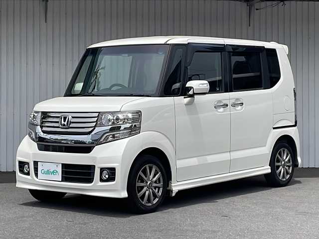 ホンダ Ｎ ＢＯＸ カスタム G SSパッケージ 長野県 2013(平25)年 6.8万km プレミアムホワイトパール ギャザーズメモリナビTV/バックカメラ/ETC/両側パワースライドドア/社外１４インチアルミ/プッシュスタートエンジン/スマートキー/純正フロアマット/ディスチャージヘッドライト