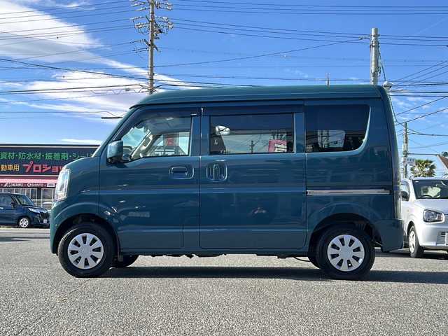 スズキ エブリイ JOINターボ 愛知県 2024(令6)年 0.1万km デニムブルーメタリック /メモリーナビ(Panasonic　CN-HZ795W)//SD/CD/DVD/BT/USB/フルセグTV//バックカメラ//ETC//前後ドラレコ(コムテック ZDR035)//禁煙車//スペアスマートキー//純正フロアマット//純正ドアバイザー//LEDヘッドライト//両側パワースライドドア//アイドリングストップ//オートライト//電動格納ミラー//運転席シートヒーター//横滑り防止装置//車線逸脱警報機能//デュアルカメラブレーキサポート//リアパーキングセンサー//USB電源ソケット(Type-A/Type-C)//プッシュスタート//フルフラットシート//取扱説明書(本体/ナビ/バックカメラ/ドラレコ/ETC)