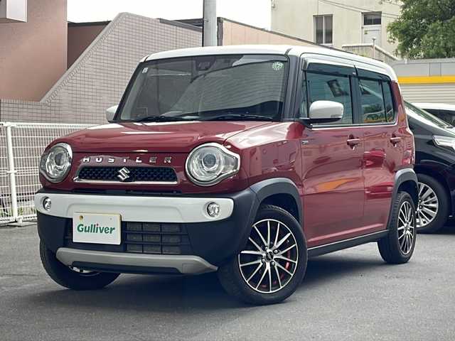 スズキ ハスラー Jスタイル 道央・札幌 2015(平27)年 10.4万km フェニックスレッドパール/ホワイト2トーンルーフ 純正ナビ(CD、SD、FM)/積み込みタイヤ(スタッドレス)/純正ドアバイザー/シートヒーター前席/横滑り防止/オートハイビーム/衝突被害軽減装置/ドラレコ前後/ヒルディセントコントロール/グリップコントロール/純正フロアマット