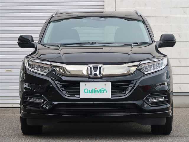 ホンダ ヴェゼル ハイブリッド Z ホンダセンシング 石川県 2019(平31)年 5.1万km クリスタルブラックパール スマートキー/プッシュスタート/スペアキー/ステアリングリモコン/パドルシフト/ACC/レーンアシスト/ステアリングアシスト/衝突軽減装置/純正メモリーナビゲーション/フルセグテレビ/バックモニター/ビルトインETC/ブレーキホールド/ハーフレザーシート/シートヒーター/純正ドライブレコーダー/チップアップシート/ルーフレール/ドアバイザー