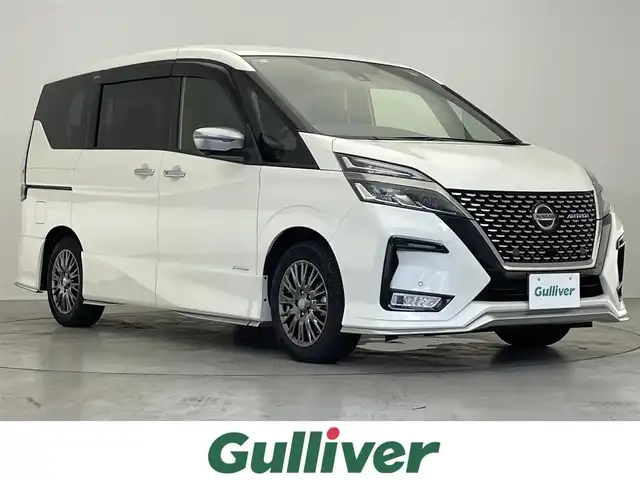 日産 セレナ オーテック セーフティパッケージ 滋賀県 2022(令4)年 3万km ブリリアントホワイトパール 純正12.3インチナビ/・Bluetooth/・フルセグTV/・DVD/・CD/フリップダウンモニター/全方位カメラ/両側パワースライドドア/前後ドライブレコーダー/ETC/革シート/追従クルーズコントロール/ステアリングスイッチ/スマートキー/レーンキープアシスト/横滑り防止機能/衝突軽減機能