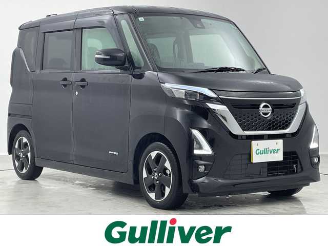 日産 ルークス HWS X プロパイロットED 茨城県 2021(令3)年 1.3万km ブラック 純正ナビ（ＢＴ，フルセグＴＶ）　/アラウンドビューモニター　/プロパイロット　/インテリジェントクルコン　/コーナーセンサー　/エマージェンシーブレーキ　/レーンキープ　/純正１４インチＡＷ　/ＬＥＤアルミホイール/プッシュスタート/ステアリングリモコン/アイドリングストップ