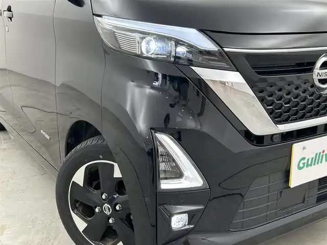 日産 ルークス HWS X プロパイロットED 福岡県 2021(令3)年 1.3万km ブラック 純正ナビ（ＢＴ，フルセグＴＶ）　/アラウンドビューモニター　/プロパイロット　/インテリジェントクルコン　/コーナーセンサー　/エマージェンシーブレーキ　/レーンキープ　/純正１４インチＡＷ　/ＬＥＤアルミホイール/プッシュスタート/ステアリングリモコン/アイドリングストップ