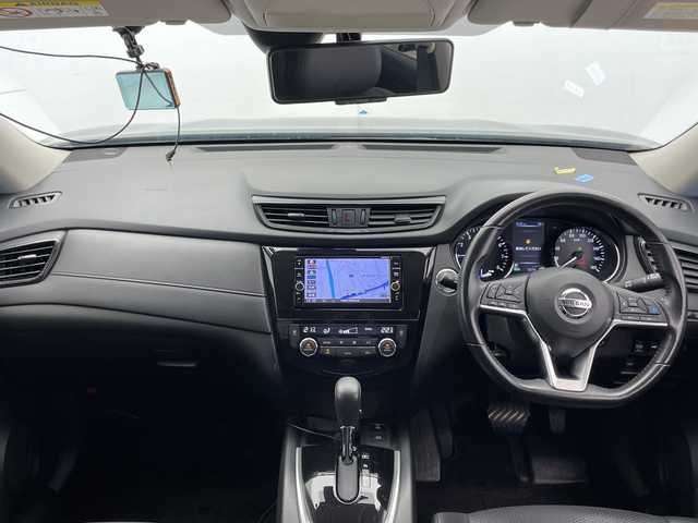 日産 エクストレイル ハイブリッド 20X 千葉県 2018(平30)年 3.6万km ダイヤモンドブラック 純正ナビ/　CD/DVD/Bluetooth/フルセグTV/プロパイロット/レーダークルーズコントロール/レーンキープアシスト/衝突軽減ブレーキ/クリアランスソナー/全方位カメラ/ブラインドスポットモニター/電動パーキング/オートホールド/パワーバックドア/デジタルインナーミラー/ルーフレール/LEDライト/フォグランプ/ETC/前後ドラレコ/ヒーテッドミラー/フロアマット/ドアバイザー