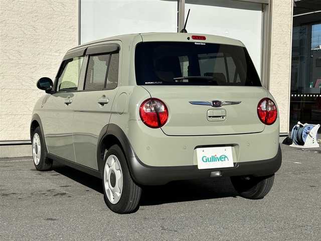 スズキ ラパン ＬＣ L 大阪府 2024(令6)年 0.4万km トラッドカーキメタリック ディスプレイオーディオ BT USB/バックカメラ/シートヒーター/前後ドラレコ/ETC/スマートキー/プッシュエンジンスタート/衝突被害軽減ブレーキ/レーンアシスト/オートマチックハイビーム/LEDオートヘッドライト/バックソナー/革巻きステアリング/横滑り防止/保証書 取説/禁煙車