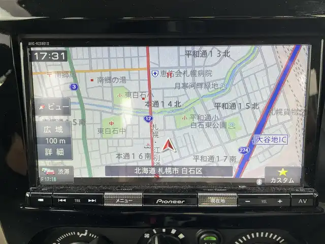 スズキ ジムニー ランドベンチャー 道央・札幌 2016(平28)年 4.6万km クールカーキPM ・４WD/・純正ナビ/　CD＆DVD＆BT＆TV/・シートヒーター/・ミラーヒーター/・社外マフラー/・ETC/・電動格納ミラー/・ステアリングスイッチ/・純正フロアマット/・ウィンカーミラー/・リモコンキー/・フォグライト/・スペアキー