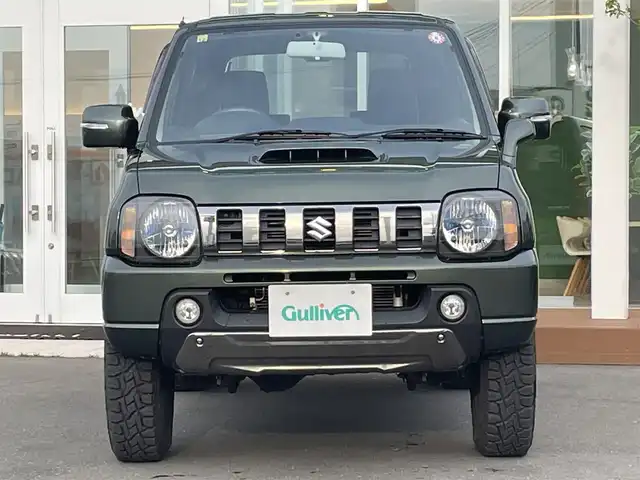 スズキ ジムニー ランドベンチャー 道央・札幌 2016(平28)年 4.6万km クールカーキPM ・４WD/・純正ナビ/　CD＆DVD＆BT＆TV/・シートヒーター/・ミラーヒーター/・社外マフラー/・ETC/・電動格納ミラー/・ステアリングスイッチ/・純正フロアマット/・ウィンカーミラー/・リモコンキー/・フォグライト/・スペアキー