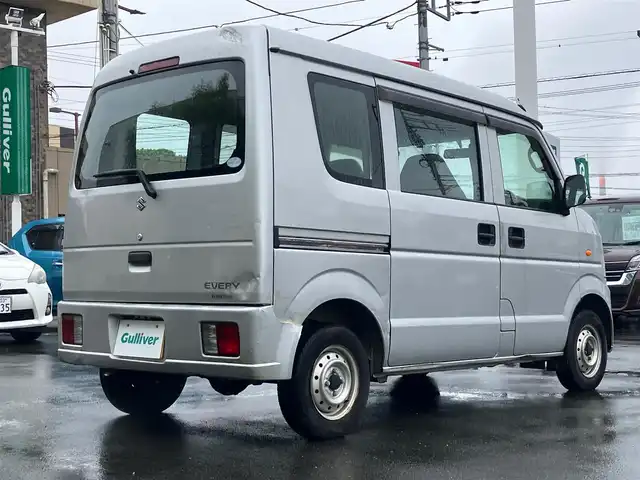 スズキ エブリイ PA 静岡県 2012(平24)年 17.8万km シルキーシルバーメタリック パワーステアリング/マニュアルエアコン/メモリナビ（CD.ワンセグ）/純正フロアマット/Wエアバック/スペアキー