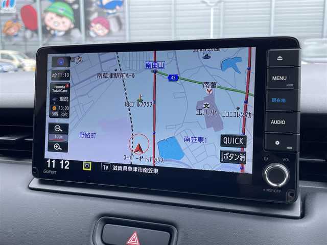 ホンダ ヴェゼル ハイブリッド e:HEV X 滋賀県 2023(令5)年 2.6万km メテオロイドグレーメタリック 純正９型ナビ/CD/DVD/SD/USB/Bluetooth/ETC/バックカメラ/ホンダセンシング/追従クルーズコントロール/前後ドライブレコーダー/プッシュスタート/スマートキー/LEDヘッドライト/オートハイビーム/純正アルミホイール