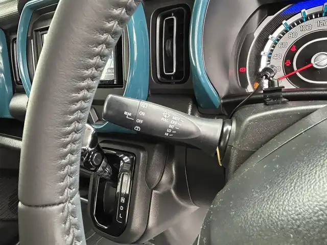 スズキ ハスラー HYBRID X 三重県 2020(令2)年 12.3万km オフブルーM 登録時122/478km/社外ナビ(91000310)/ＦＭ／ＡＭ／ＤＶＤ／ｉＰｏｄ／Ｂｌｕｅｔｏｏｔｈ／フルセグＴＶ/ドライブレコーダー/ビルトインＥＴＣ/シートヒーター/レーンキープアシスト/パーキングアシスト/プリクラッシュ/禁煙車/アイドリングストップ/横滑り防止装置/純正フロアマット/ハンズフリー/プッシュスタート/AUTOライト(LED)/フォグランプ(LED)/盗難防止装置/電格ミラー/ドアバイザー/シートエアバッグ