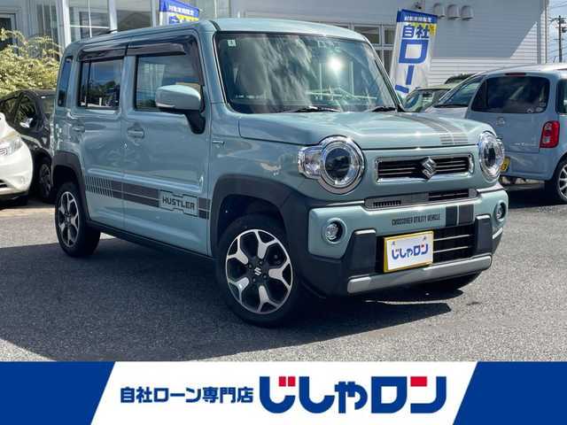 スズキ ハスラー HYBRID X 愛知県 2020(令2)年 12.3万km オフブルーM (株)IDOMが運営する【じしゃロン名古屋鳴海店】の自社ローン専用車両になりますこちらは現金またはオートローンご利用時の価格です。自社ローンご希望の方は別途その旨お申付け下さい/社外ナビ(91000310)/ＦＭ／ＡＭ／ＤＶＤ／ｉＰｏｄ／Ｂｌｕｅｔｏｏｔｈ／フルセグＴＶ/ドライブレコーダー/ビルトインＥＴＣ/シートヒーター/レーンキープアシスト/パーキングアシスト/プリクラッシュ/禁煙車/アイドリングストップ/横滑り防止装置/純正フロアマット/ハンズフリー/プッシュスタート/AUTOライト(LED)/フォグランプ(LED)/盗難防止装置/電格ミラー/ドアバイザー/シートエアバッグ