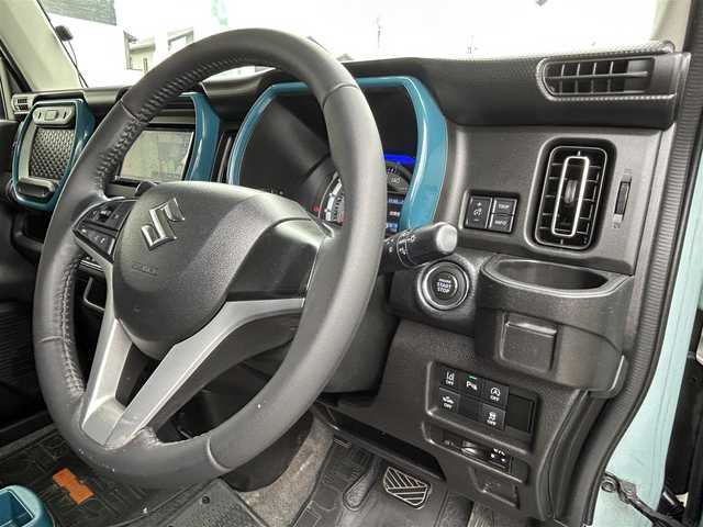 スズキ ハスラー HYBRID X 愛知県 2020(令2)年 12.3万km オフブルーM (株)IDOMが運営する【じしゃロン名古屋鳴海店】の自社ローン専用車両になりますこちらは現金またはオートローンご利用時の価格です。自社ローンご希望の方は別途その旨お申付け下さい/社外ナビ(91000310)/ＦＭ／ＡＭ／ＤＶＤ／ｉＰｏｄ／Ｂｌｕｅｔｏｏｔｈ／フルセグＴＶ/ドライブレコーダー/ビルトインＥＴＣ/シートヒーター/レーンキープアシスト/パーキングアシスト/プリクラッシュ/禁煙車/アイドリングストップ/横滑り防止装置/純正フロアマット/ハンズフリー/プッシュスタート/AUTOライト(LED)/フォグランプ(LED)/盗難防止装置/電格ミラー/ドアバイザー/シートエアバッグ