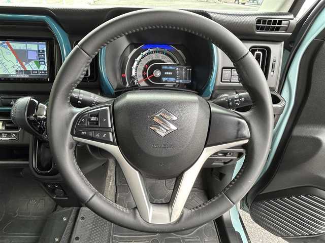 スズキ ハスラー HYBRID X 愛知県 2020(令2)年 12.3万km オフブルーM (株)IDOMが運営する【じしゃロン名古屋鳴海店】の自社ローン専用車両になりますこちらは現金またはオートローンご利用時の価格です。自社ローンご希望の方は別途その旨お申付け下さい/社外ナビ(91000310)/ＦＭ／ＡＭ／ＤＶＤ／ｉＰｏｄ／Ｂｌｕｅｔｏｏｔｈ／フルセグＴＶ/ドライブレコーダー/ビルトインＥＴＣ/シートヒーター/レーンキープアシスト/パーキングアシスト/プリクラッシュ/禁煙車/アイドリングストップ/横滑り防止装置/純正フロアマット/ハンズフリー/プッシュスタート/AUTOライト(LED)/フォグランプ(LED)/盗難防止装置/電格ミラー/ドアバイザー/シートエアバッグ