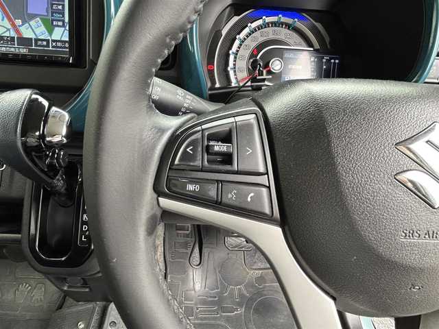 スズキ ハスラー HYBRID X 愛知県 2020(令2)年 12.3万km オフブルーM (株)IDOMが運営する【じしゃロン名古屋鳴海店】の自社ローン専用車両になりますこちらは現金またはオートローンご利用時の価格です。自社ローンご希望の方は別途その旨お申付け下さい/社外ナビ(91000310)/ＦＭ／ＡＭ／ＤＶＤ／ｉＰｏｄ／Ｂｌｕｅｔｏｏｔｈ／フルセグＴＶ/ドライブレコーダー/ビルトインＥＴＣ/シートヒーター/レーンキープアシスト/パーキングアシスト/プリクラッシュ/禁煙車/アイドリングストップ/横滑り防止装置/純正フロアマット/ハンズフリー/プッシュスタート/AUTOライト(LED)/フォグランプ(LED)/盗難防止装置/電格ミラー/ドアバイザー/シートエアバッグ