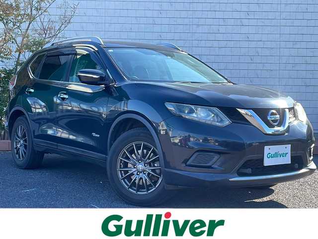 日産 エクストレイル ハイブリッド 20X エマージェンシーブレーキ 道東・釧路十勝 2015(平27)年 9.9万km ダイヤモンドブラック 純正ナビ /-BT/AM/FM/CD/TV/衝突軽減システム /バックカメラ /コーナーセンサー前後 /ルーフレール/LEDヘッドライト /スマートキー /D席N席シートヒーター /ETC /ダウンヒルアシストコントロール /４WD /スペアキー