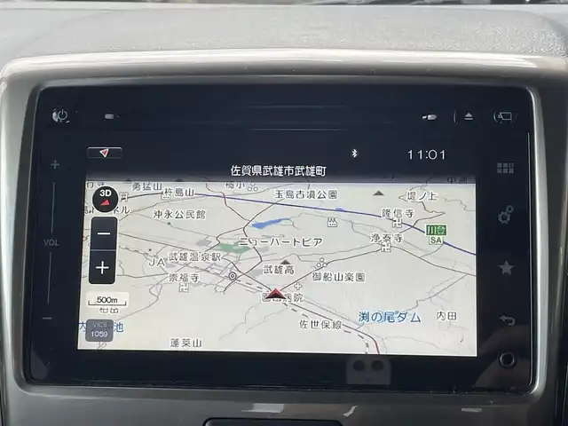 スズキ スペーシア カスタム Z ターボ 佐賀県 2017(平29)年 6.6万km ブリスクブルーM 衝突軽減ブレーキ/クルーズコントロール/車線逸脱警報/純正ナビ/・TV/CD/DVD/BT/アラウンドビューモニター/前方ドライブレコーダー(DRV-240)/純正15インチAW/運転席ヒートシーター/パドルシフト/ワンタッチパワースライド/LEDヘッドライト/オートライト/ETC/プッシュスタート/フロアマット/スペアキー×1/取扱説明書/保証書