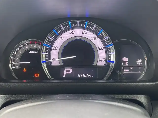 スズキ スペーシア カスタム Z ターボ 佐賀県 2017(平29)年 6.6万km ブリスクブルーM 衝突軽減ブレーキ/クルーズコントロール/車線逸脱警報/純正ナビ/・TV/CD/DVD/BT/アラウンドビューモニター/前方ドライブレコーダー(DRV-240)/純正15インチAW/運転席ヒートシーター/パドルシフト/ワンタッチパワースライド/LEDヘッドライト/オートライト/ETC/プッシュスタート/フロアマット/スペアキー×1/取扱説明書/保証書