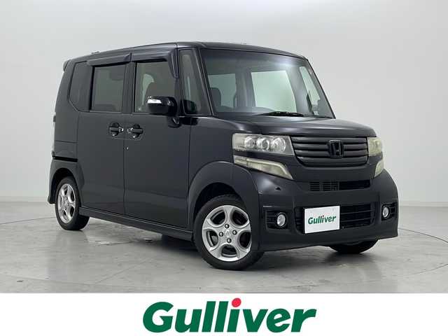 ホンダ Ｎ ＢＯＸ カスタム G Lパッケージ 宮城県 2012(平24)年 11.5万km クリスタルブラックパール 純正ナビ/・SD.CD.DVD/ワンセグTV/後席モニター/プッシュスタート/スマートキー/フロアマット/キセノンライト/フォグランプ