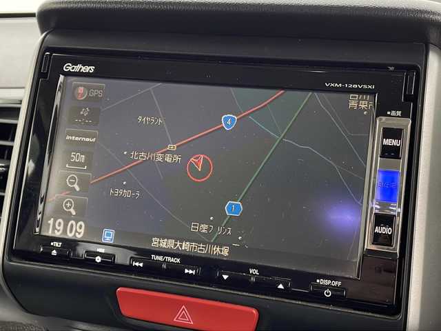 ホンダ Ｎ ＢＯＸ カスタム G Lパッケージ 宮城県 2012(平24)年 11.5万km クリスタルブラックパール 純正ナビ/・SD.CD.DVD/ワンセグTV/後席モニター/プッシュスタート/スマートキー/フロアマット/キセノンライト/フォグランプ