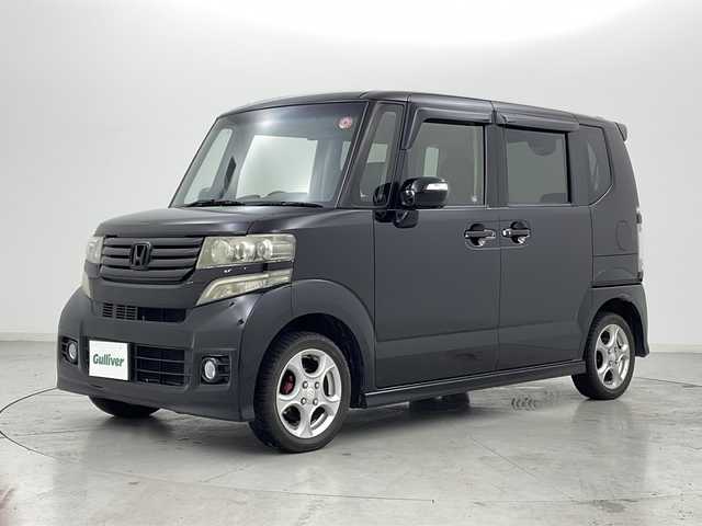 ホンダ Ｎ ＢＯＸ カスタム G Lパッケージ 宮城県 2012(平24)年 11.5万km クリスタルブラックパール 純正ナビ/・SD.CD.DVD/ワンセグTV/後席モニター/プッシュスタート/スマートキー/フロアマット/キセノンライト/フォグランプ