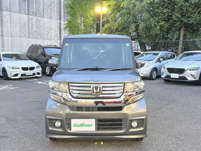 ホンダ Ｎ ＢＯＸ カスタム G Lパッケージ 埼玉県 2012(平24)年 4.8万km ポリッシュドメタルメタリック 登録時走行距離47236km/4WD/Lパッケージ/ナビ装着スペシャルパッケージ/純正HDDナビゲーション/（CD/DVD）/フルセグテレビ /バックカメラ/純正14インチアルミイール/両側電動スライドドア/HIDヘッドライト/フォグランプ/オートライト/ETC/電動格納ミラー/ドアバイザー/プッシュスタート/スマートキー/アイドリングストップ/新車保証書/取扱説明書