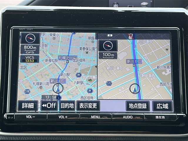トヨタ ノア ハイブリッド G 道央・札幌 2018(平30)年 7.7万km アバンギャルドブロンズメタリック ・純正9インチナビ/・フルセグTV/DVD/CD/SD/BT/・バックカメラ/・寒冷地仕様/・両側パワースライドドア/・ドライブレコーダー/・プリクラッシュセーフティ/・クルーズコントロール/・レーンディパーチャーアラート/・オートマチックハイビーム/・ワイパーデアイサー/・トラクションコントロール/・ビルトインETC/・AC100V1500W電源/・前席シートヒーター/・LEDヘッドライト/・LEDフォグ/・プッシュスタート/・スマートキー/・ドアバイザー/・電格ミラー