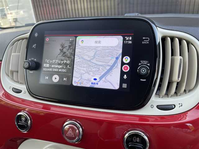フィアット ５００ 1．2 ポップ 福岡県 2021(令3)年 4.5万km 赤 クルーズコントロール/Ｕ－ｕｃｏｎｎｅｃｔ　/Ａｐｐｌｅｃａｒｐｌａｙ/ａｎｄｒｏｉｄａｕｔｏ　/Ｂｌｕｅｔｏｏｔｈ　/バックカメラ　/白ハーフレザーシート　/ステアリングスイッチ　/スペアタイヤ　/新車保証書/ＥＴＣ