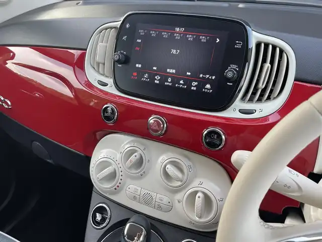 フィアット ５００ 1．2 ポップ 福岡県 2021(令3)年 4.5万km 赤 クルーズコントロール/Ｕ－ｕｃｏｎｎｅｃｔ　/Ａｐｐｌｅｃａｒｐｌａｙ/ａｎｄｒｏｉｄａｕｔｏ　/Ｂｌｕｅｔｏｏｔｈ　/バックカメラ　/白ハーフレザーシート　/ステアリングスイッチ　/スペアタイヤ　/新車保証書/ＥＴＣ