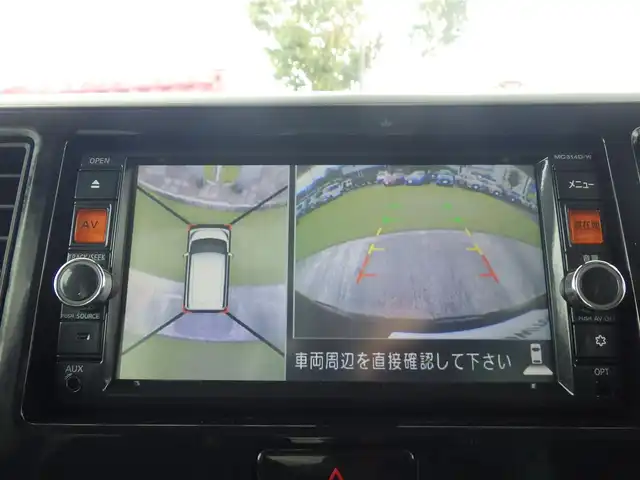 日産 デイズ ルークス ハイウェイスターターボ 千葉県 2015(平27)年 5.8万km プレミアムパープルP エマージェンシーブレーキ/アイドリングストップ/両側パワースライドドア/純正SDナビ/地デジTV/【DVD/CD再生機能　Bluetooth接続】/アラウンドビューモニター/革巻きステアリング/ETC/HIDヘッドライト/フォグライト/ウインカーミラー/純正15インチアルミホイル/インテリジェントキー