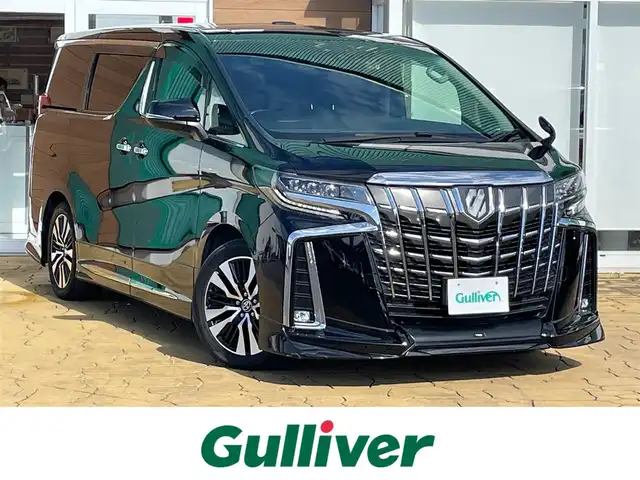 トヨタ アルファード S Cパッケージ 宮崎県 2020(令2)年 6.7万km ブラック 〇ツインムーンルーフ/〇9インチディスプレイオーディオ/〇フルセグTV/〇両側パワースライドドア/〇パワーバックドア/〇バックカメラ/〇ビルトインETC/〇ドライブレコーダー/〇リアシートエンターテインメントシステム/〇レーダークルーズコントロール/〇コーナーセンサー/〇セーフティセンス/〇インテリジェントクリアランスソナー/〇三眼LEDヘッドランプ/〇LEDフロントフォグランプ/〇革巻きコンビステアリングホイール/〇ステアリングヒーター/〇ブラック合皮シート/〇パワーシート/〇シートヒーター/エアシート/〇純正18インチアルミホイール/〇TRDエアロ(F)/〇モデリスタエアロ(S/R)/〇スマートエントリー/プッシュスタートシステム/〇禁煙車